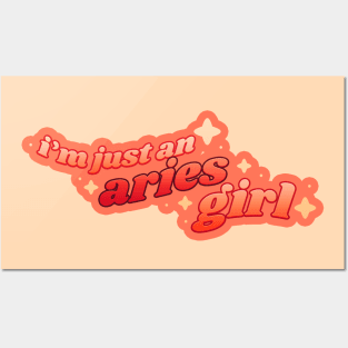 im just an aries girl Posters and Art
